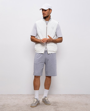 Brunello Cucinelli Grey melange shorts MW8633242G