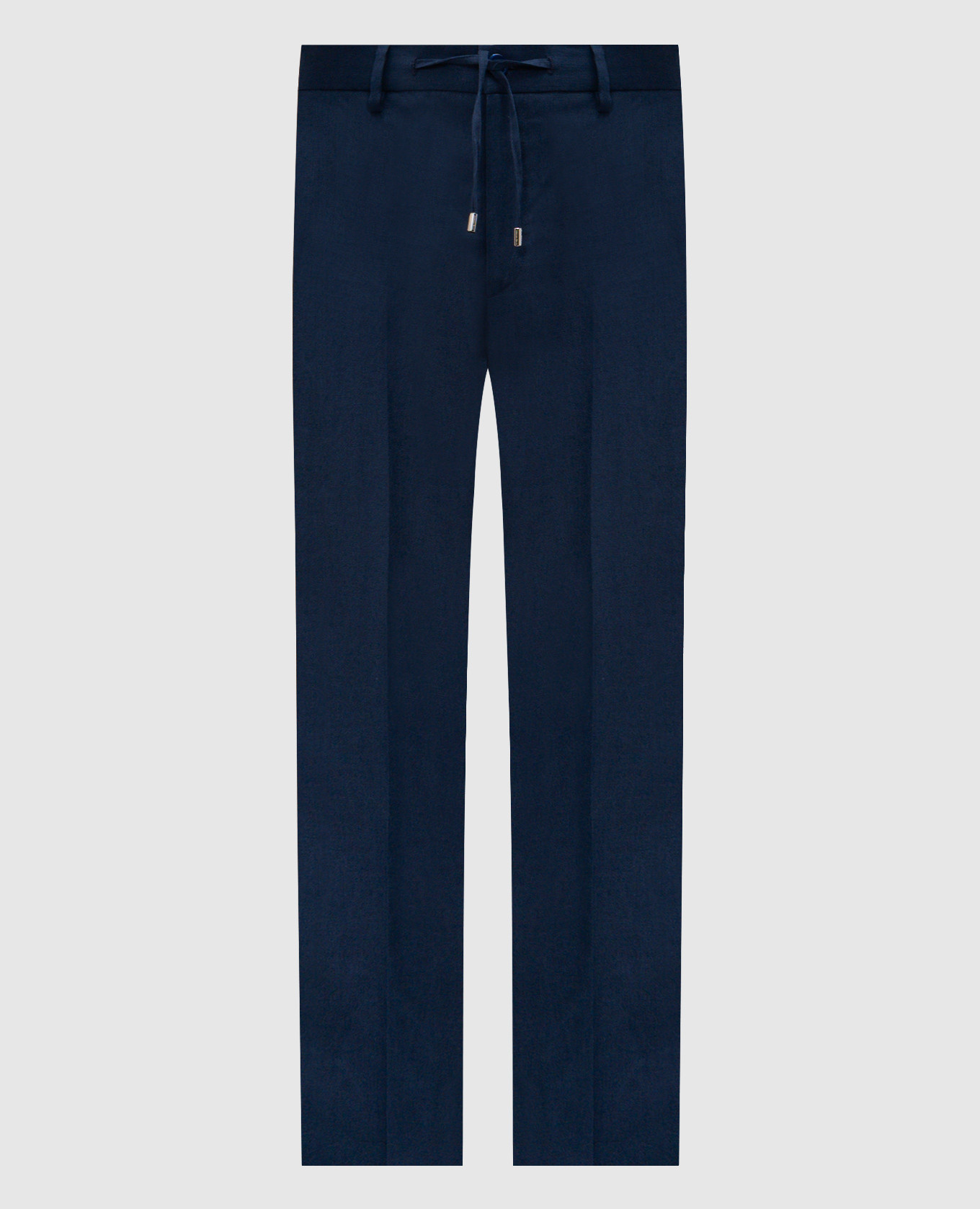 Blue linen pants