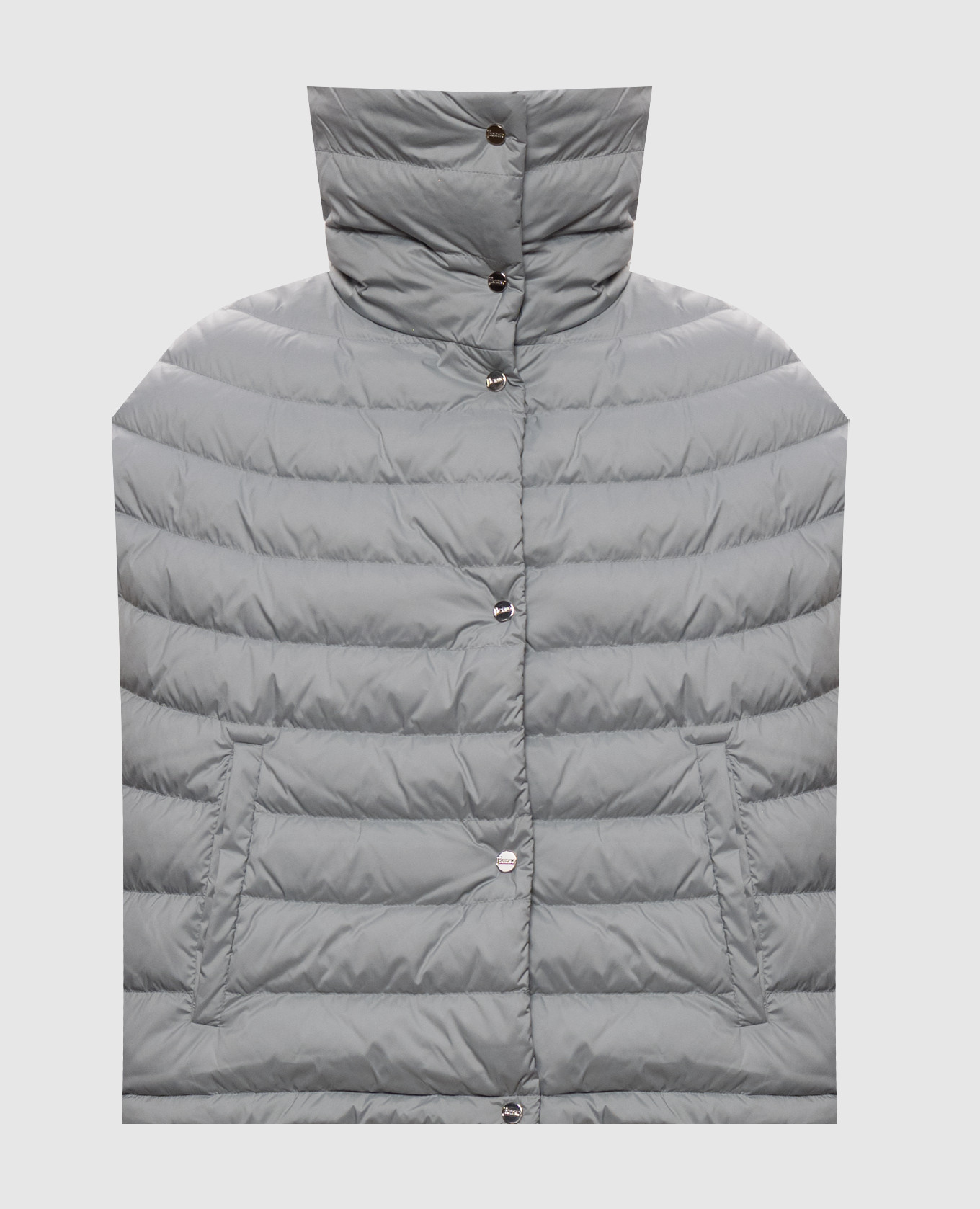 Gray down vest