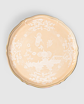 Ginori 1735 Beige porcelain cake stand Oriente Italiano 003RG00FCT400LX0305