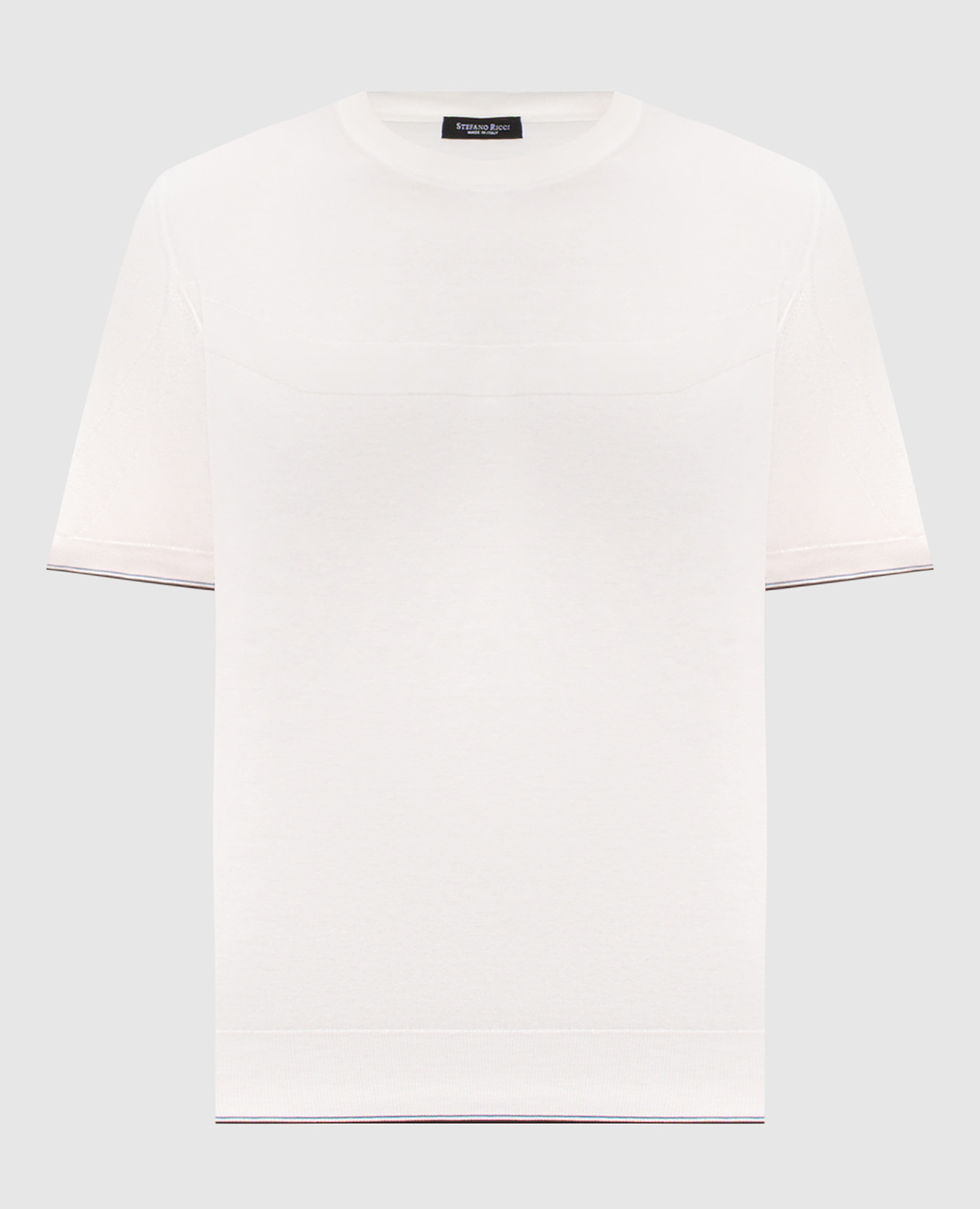 

Ivory T-shirt with monogram logo pattern Stefano Ricci, Beige