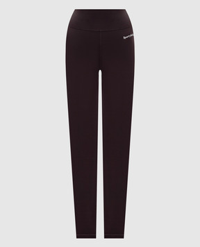 Sporty & Rich Brown Serif leggings PA002711300BR29