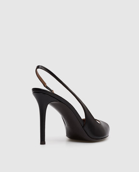 Giuseppe Zanotti Intrigo black leather sandals I400013