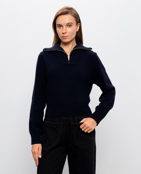 Maison Margiela MM6 Navy blue sweater with wool S62GL0038M13349