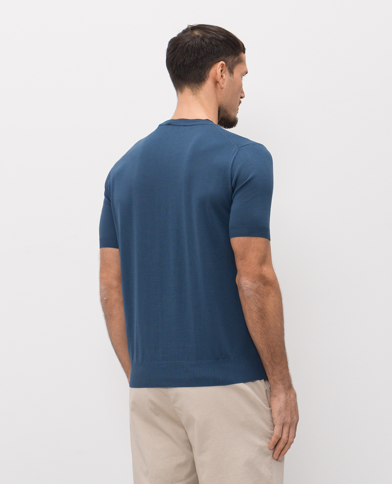 

Blue cotton T-shirt Canali