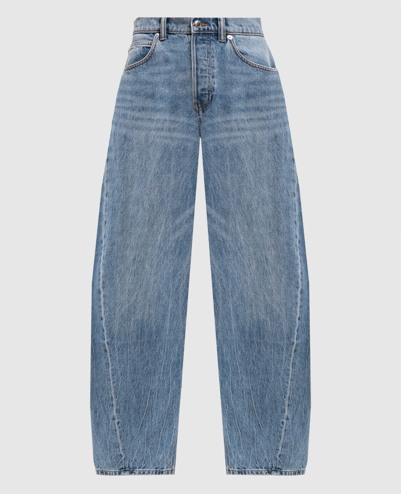 

Blue banana jeans with crystal logo Alexander Wang