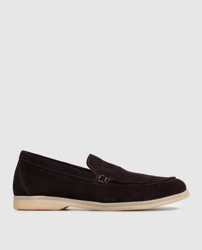 Babe Pay Pls Brown suede loafers 280108ZA