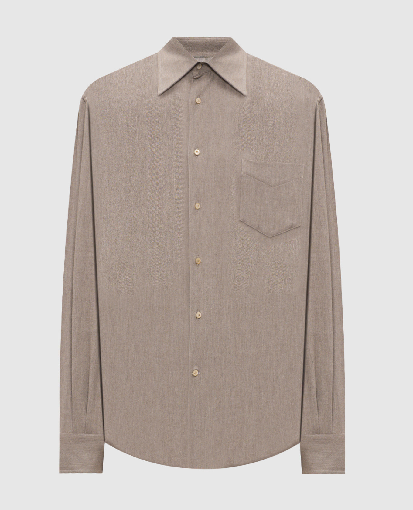 Gray patterned shirt