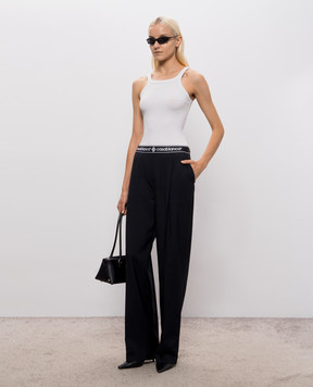 Casablanca Black wool pants WPF26TR44802
