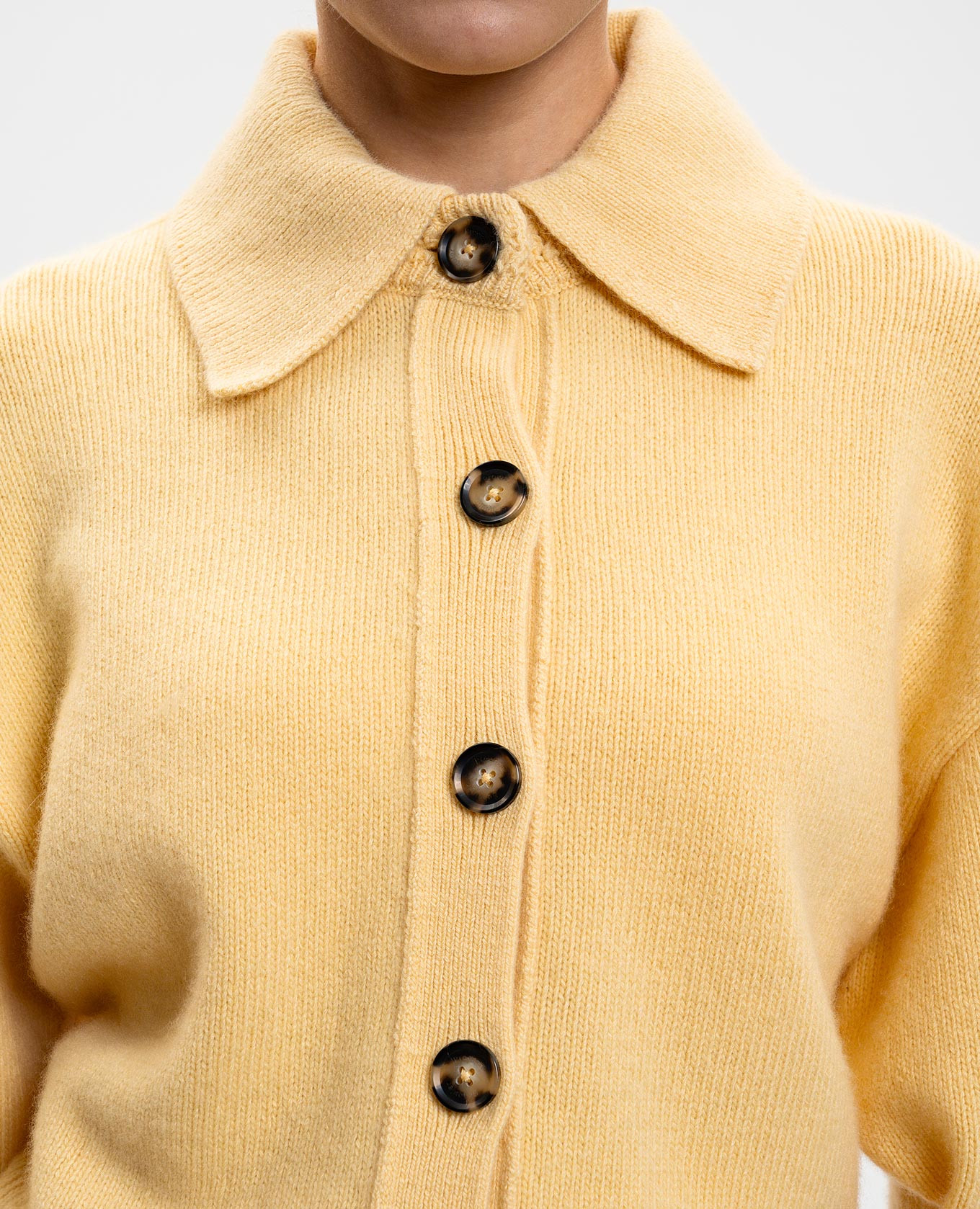 

Rocio yellow cashmere cardigan PROENZA SCHOULER
