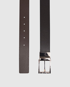 Bally Reversible leather belt with logo MBB02KVT484