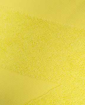 Off-White Yellow terry towel with print OHZB027T25FAB002