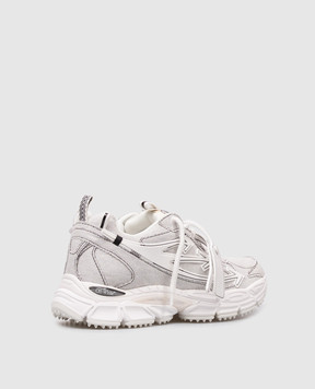 Off-White White Denim Be Right Back Sneakers OMIA295Z26DEN001