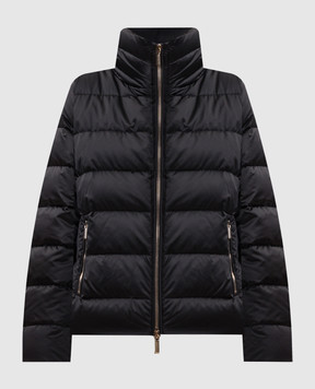 MooRER Black down jacket ARGENTEA ARGENTEASE3