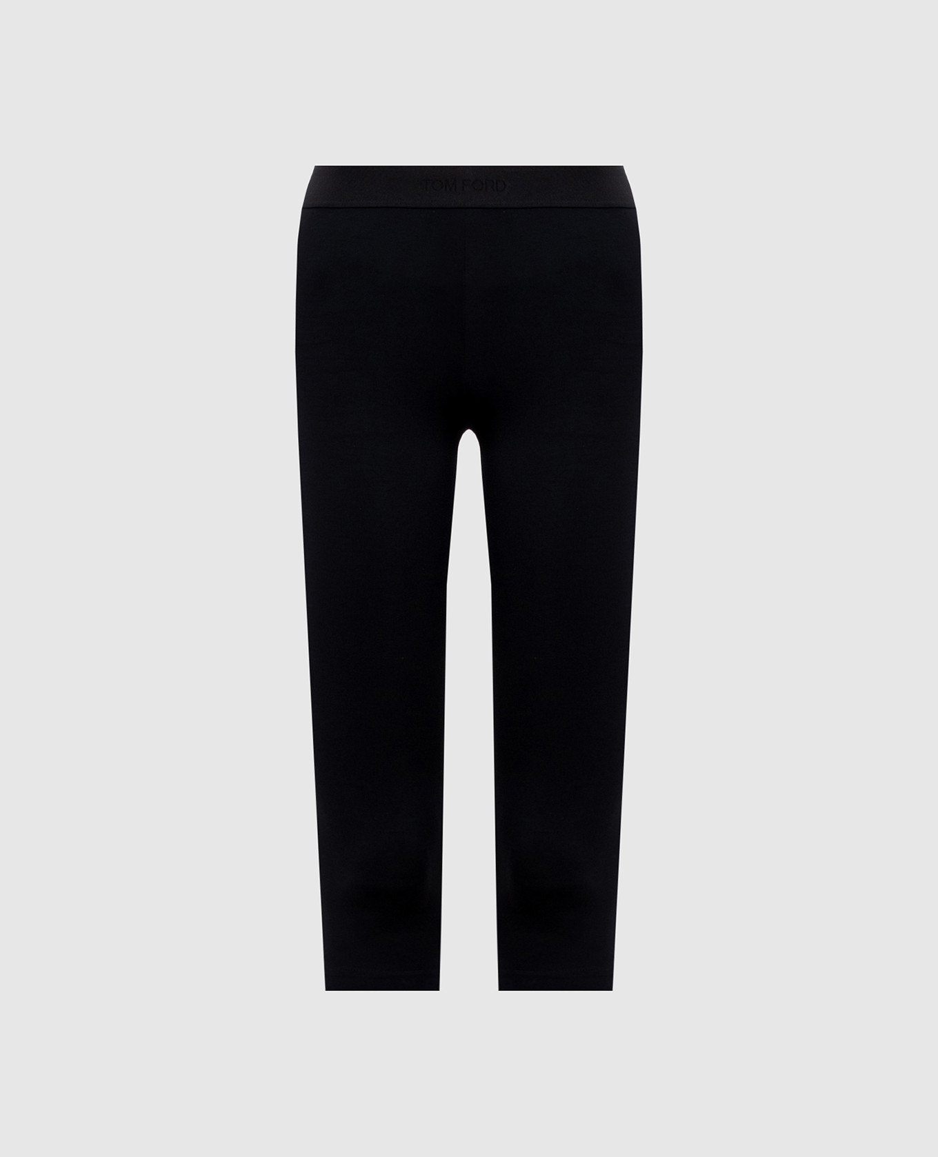 Black shorts with logo pattern Tom Ford