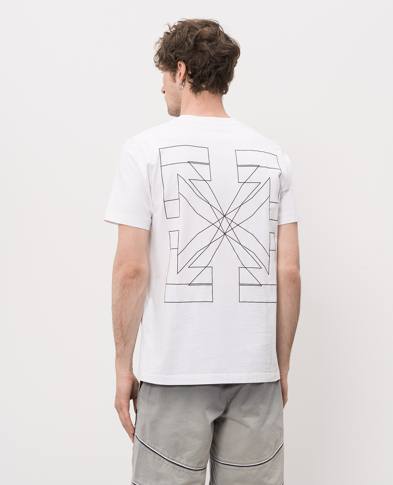

White T-shirt with Double Arrow logo print Off-White