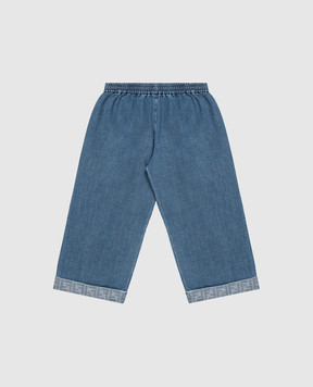 Fendi Children's blue jeans BUF270AVWI