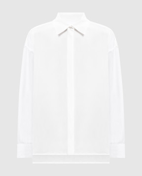 Dondup White shirt with silk DC492CF0200VXXX