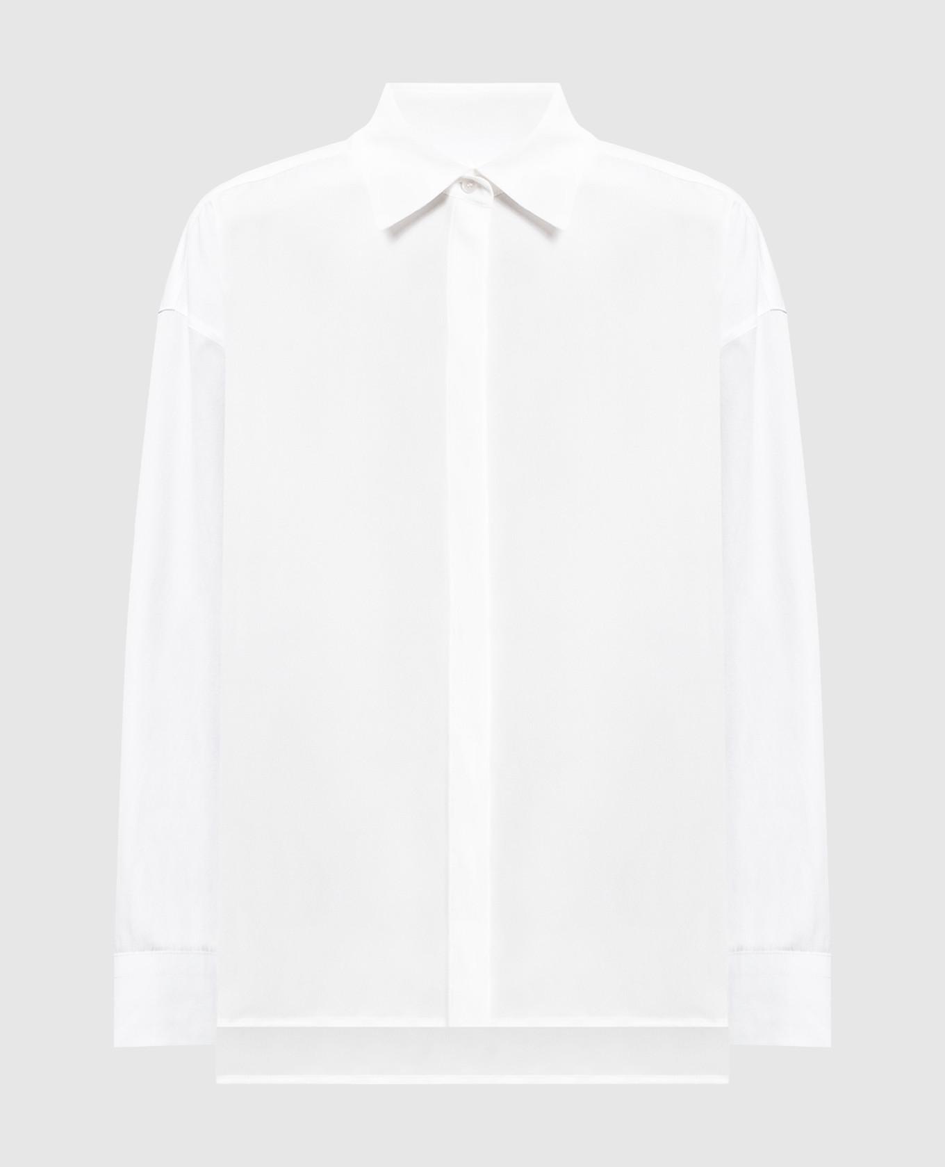 

White shirt with silk Dondup
