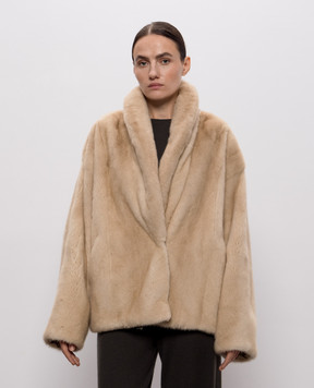 Elpidio Loffredo Beige reversible fox fur coat VIS1622AH