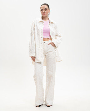 Off-White White Star flare jeans 2YA062S26DEN001