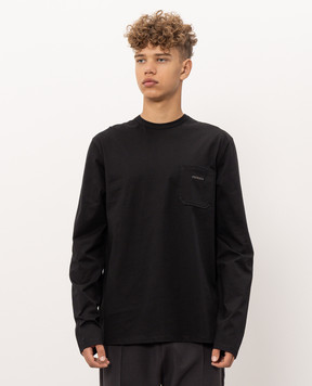 Premiata Black long sleeve with logo print PA1029