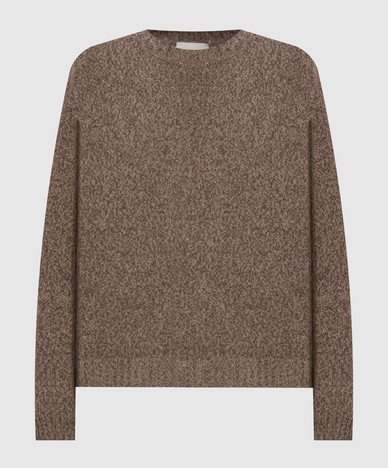 Brown SIBARI wool sweater