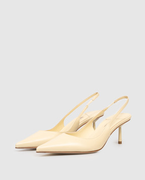Le Silla BELLA beige leather slingbacks 4233B060LBPPNEM