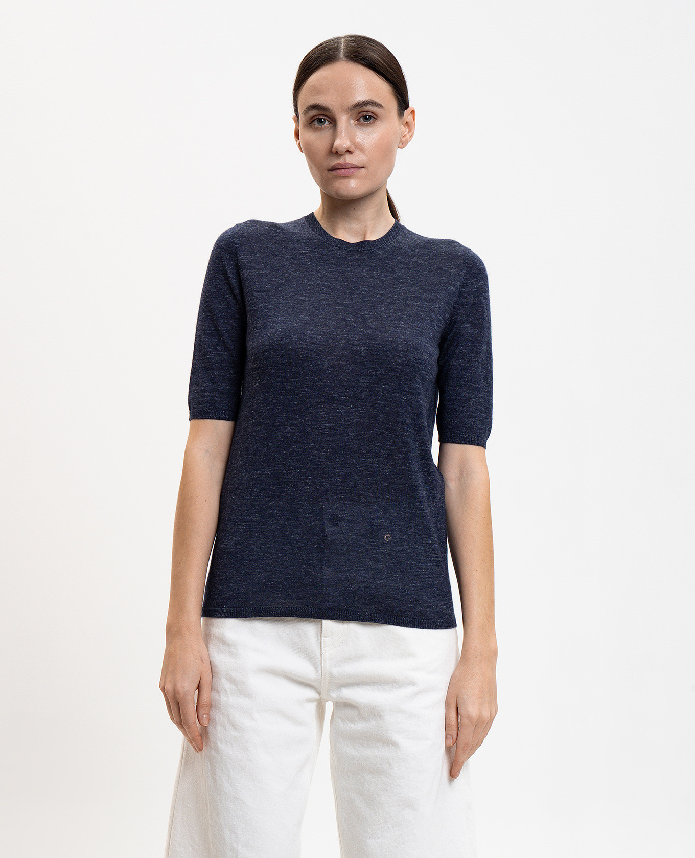 

Frank blue cashmere and silk top Gabriela Hearst