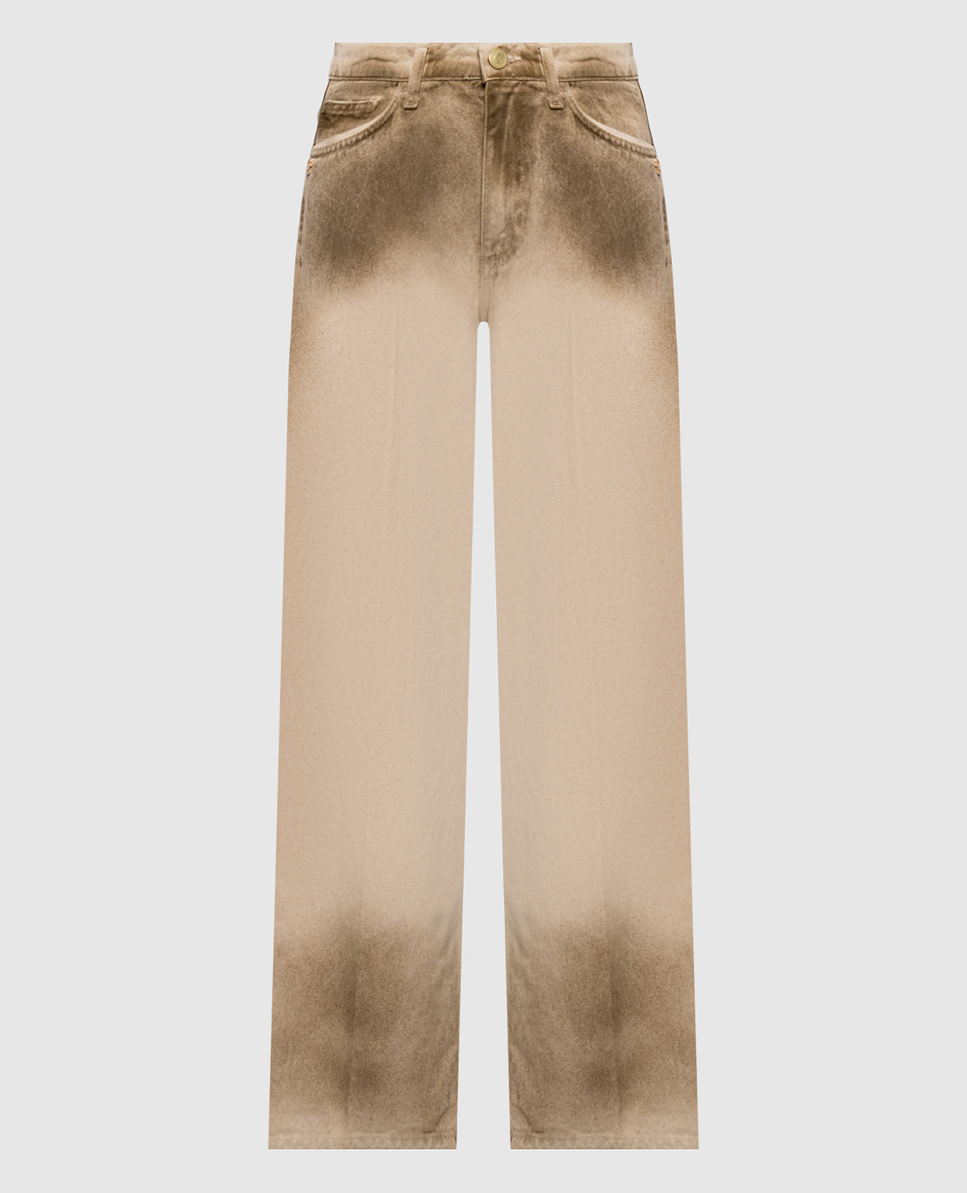 

Beige jeans with logo patch Ballantyne