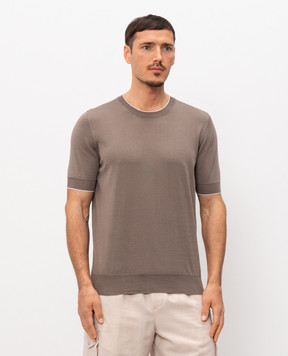 Brunello Cucinelli Brown T-shirt M29805200
