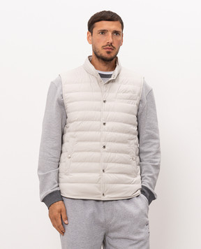 Brunello Cucinelli Grey down vest MV4081711