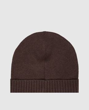 Herno Brown cashmere hat BER00085D71047