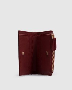 Twinset Burgundy purse with logo 262TL8033