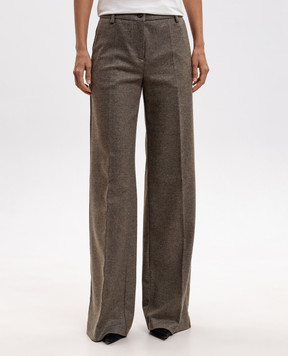 Marco Pescarolo Green wool pants FEMMENAD5480