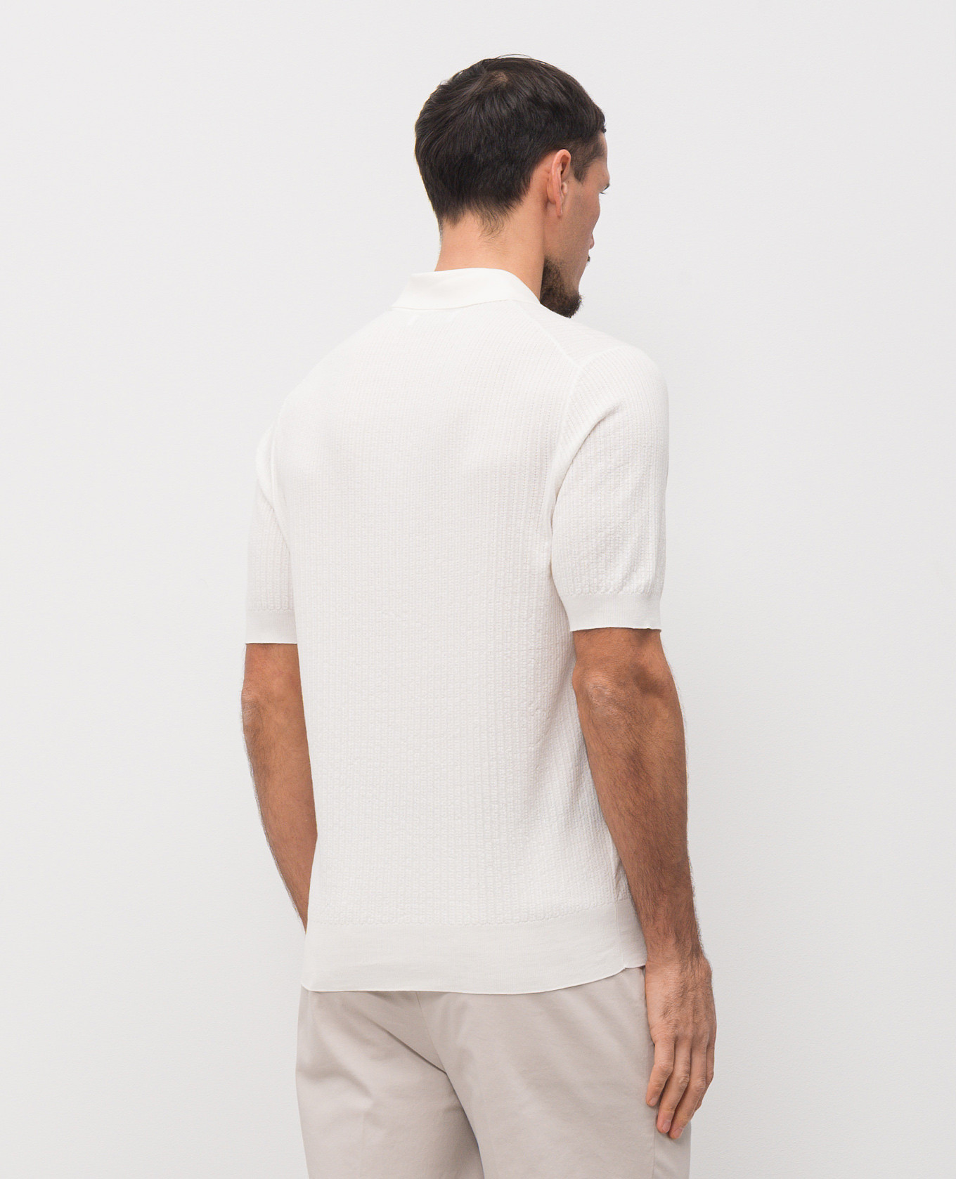 

White polo Brunello Cucinelli