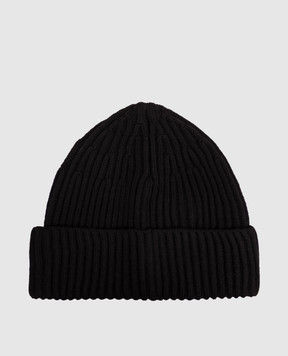 Stone Island Black wool hat L2S15N100002S00C3