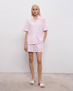 Dore & Rose Pink striped pajamas SHORTSLEEVESTRIPEDPJ