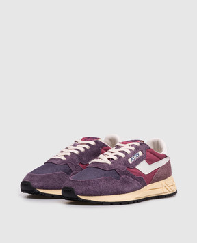 AUTRY Purple REELWIND combination sneakers A1UNWWLW3T01