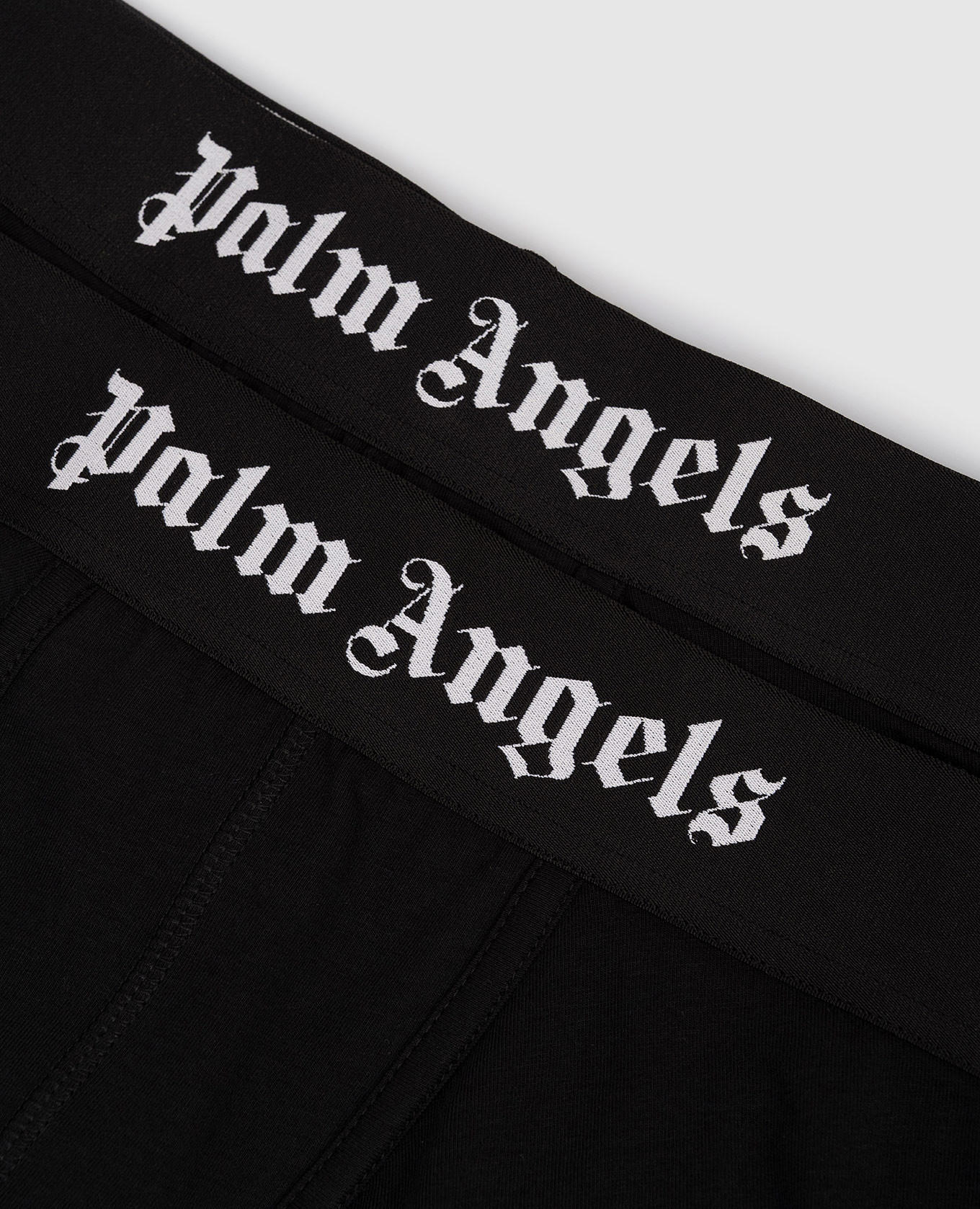 

Set of black trunks with logo Palm Angels