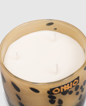 Onno Art Brigitte S candle with Zanzibar scent in a glass candle holder ON820Z