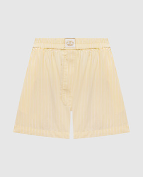 Simkhai Sarah yellow striped shorts 2264049CO