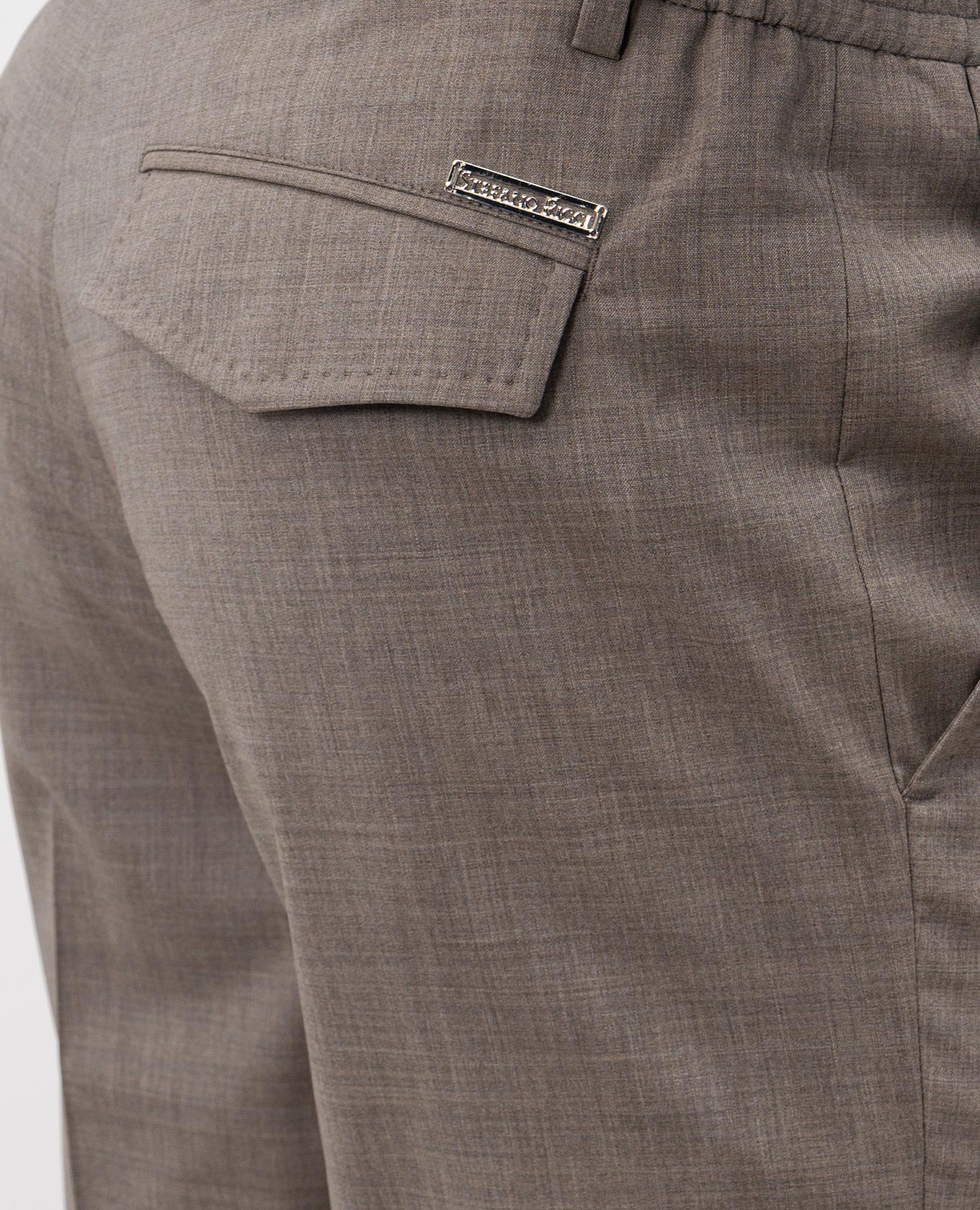 

Brown wool pants Stefano Ricci