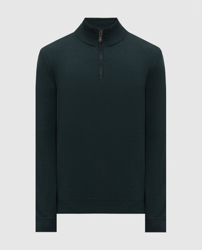 ISAIA Green cashmere jumper MG8493YP003