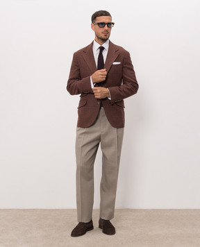 Brunello Cucinelli Beige wool pants ME267S2440