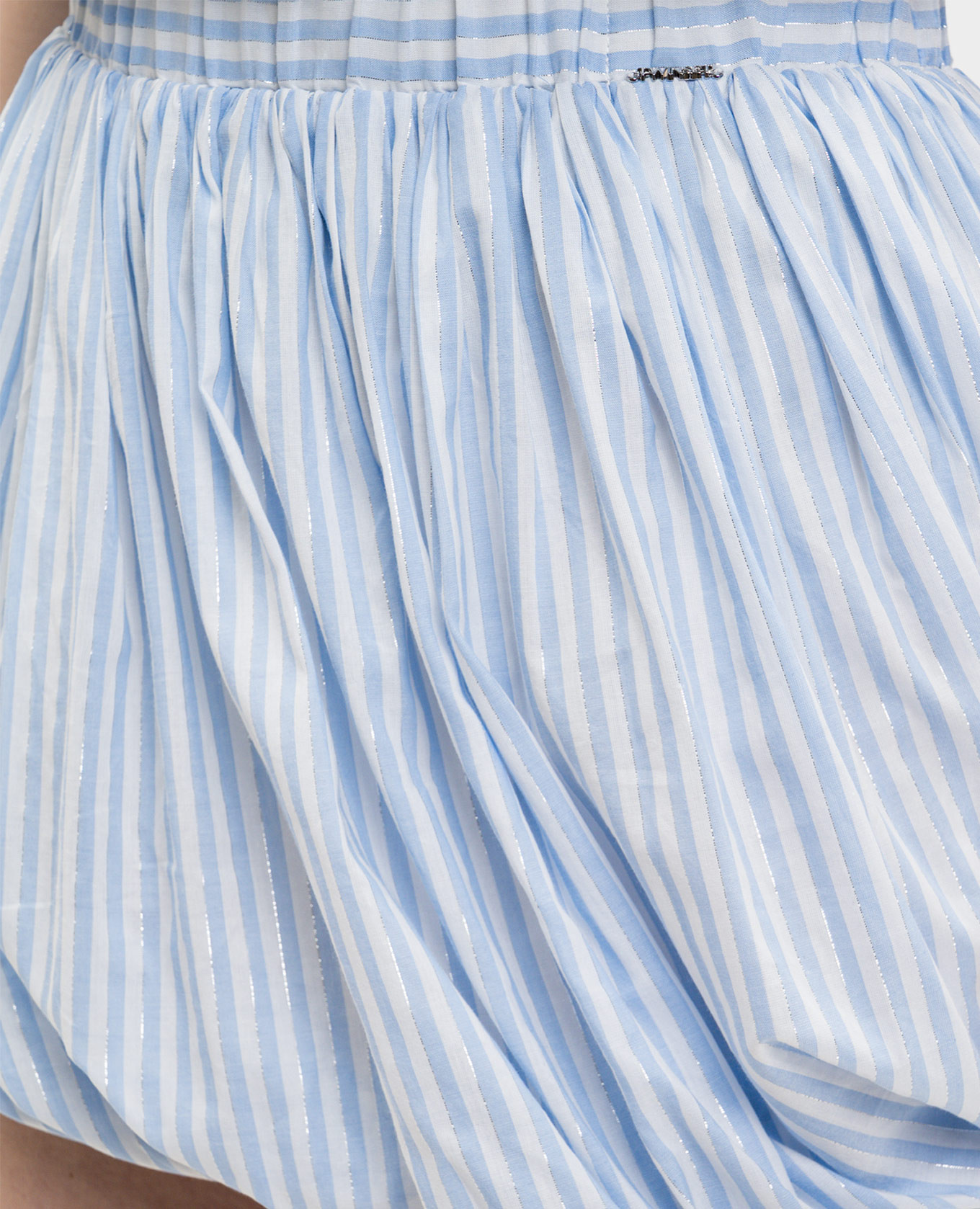 

Blue striped skirt with drapery Twinset, Light blue