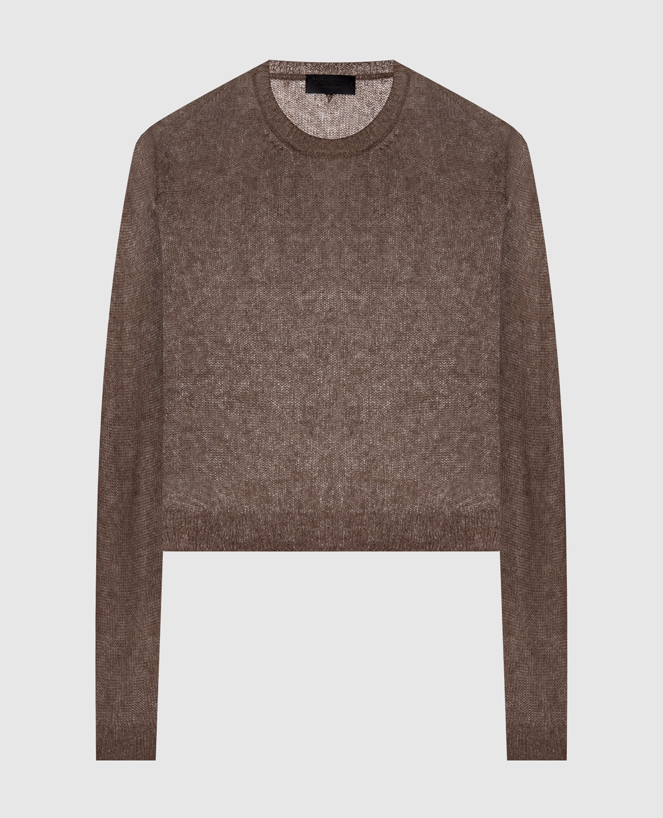Brown alpaca wool jumper