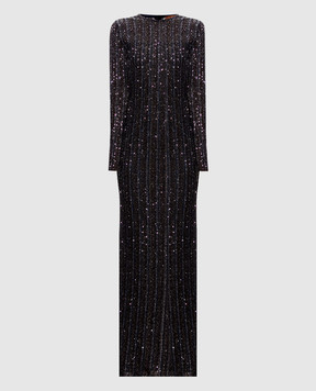 Missoni Black maxi dress with sequins DS26WG0SBK01KR