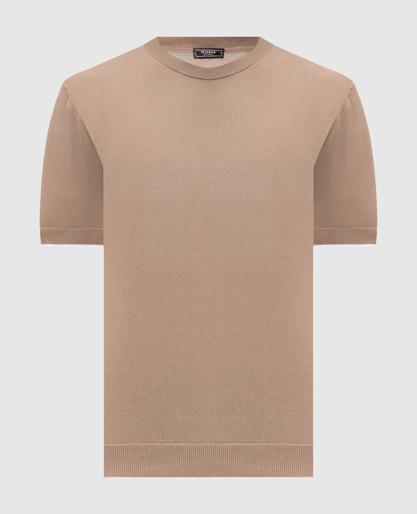 Brown t-shirt with edging
