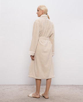 Hamam Beige terry bathrobe Raya RAYABATHROBE